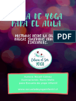 GU Ía de Yoga para El Aula: Posturas Desde La Silla Y Pausas Sugeridas Con Fines Especificos