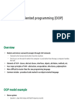 Object-Oriented Programming (OOP)