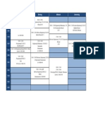 Time Table For Summer Semester 2023 Emaan