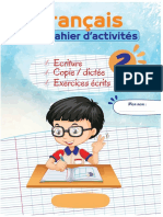 cahier d'écriture 2 aep