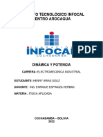 Instituto Tecnológico Infocal Centro Arocagua: Dinámica Y Potencia