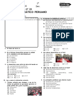 DPCC - 1 SEC - Ficha 28 - SISTEMA DEMOCRÁTICO PERUANO