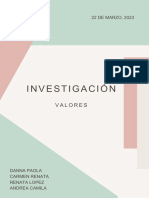 Investigacion Valores