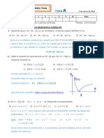 Parte I: Marque La Única Respuesta Correcta 1. Sabiendo Que P: X: Y: P (X, Y) Es Verdadera, Entonces Seguro También Lo Es