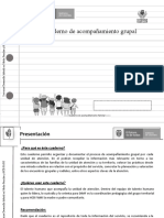 Cuaderno de Acompañamiento Grupal: Recuerda Diligenciar Esta Parte Del Cuaderno Según El Servicio Al Que Pertenezcas