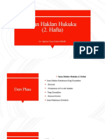 İnsan Hakları Hukuku (2. Hafta) : Dr. Öğretim Üyesi Kübra DEMİR