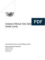 Shasta Manual Tally Analysis 2023