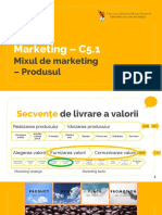 Marketing - C5.1: Mixul de Marketing - Produsul