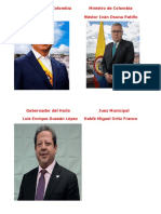 Presidente de Colombia Ministro de Colombia Gustavo Petro Néstor Iván Osuna Patiño