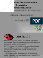 Assessment of Tamarindus Indica Extracts For Antibacterial Activity