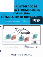 Sistema Integrado De: Vigilancia Epidemiológica Sive - Alerta Formularios de Notificación