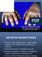 Artritis Reumatoidea: Diagnóstico y Tratamiento