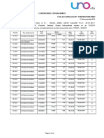 Certificado Cotizaciones: Folio de Certificación Nº: 733D76A7E46D739D7