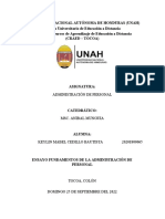 Fundamentos de La Administración de Personal