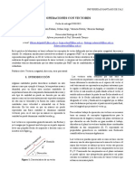 Informe Operaciones Con Vectores Entregar