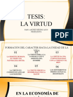 Tesis Sobre La Virtud