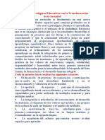 Cambios de Paradigmas Educativos Con La Transformación de La Sociedad