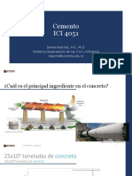 Cemento ICI 4051: Daniela Martínez, M.S., Ph.D. Profesora Departamento de Ing. Civil y Ambiental Lopezmd@uninorte - Edu.co