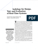 A Methodology For Design, Test, and Evaluation Real Time Systems