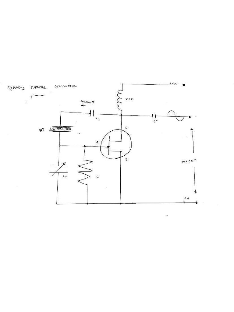 Quartz Crystal Oscillator Diagram PDF