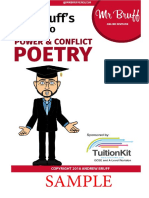 MR Bruffs Guide To Power and Conflict Poetry Sample