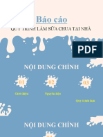 Báo Cáo: Quy Trình Làm S A Chua T I Nhà