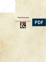 The Donator: A True Support Class For 5th Edition