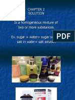 Types of Solutions and Factors Affecting Solubility