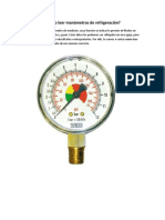 Cómo Leer Manómetros de Refrigeración