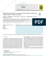 Preparation and Evaluation of Mushroom (Lentinus Edodes) and Mealworm (Tenebrio Molitor) As Dog Food Attractant