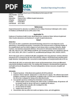 Lab Policies Complete Blood Count of Whole Blood On The Sysmex KX 21N - RB Lab 1535