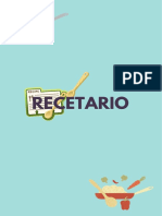 Recetario