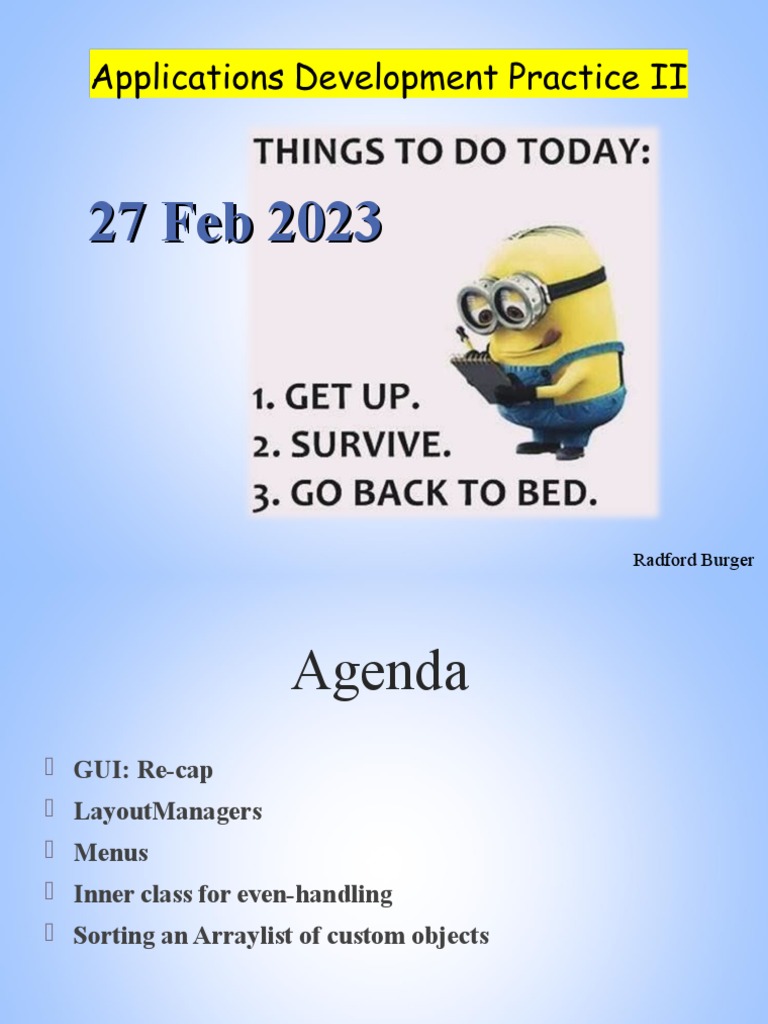 GUI Design & Java Programming | PDF | Menu (Computing) | Graphical User ...