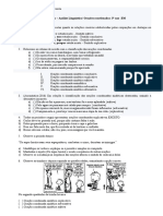 Atividades Orações Coordenadas 3° Ano