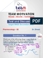 Team Motivation: Test and Discussion