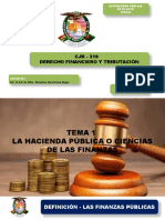 CJR - 319 Derecho Financiero Y Tributación: Lic. D.A.E.N. Msc. Marlene Huaricona Rojas