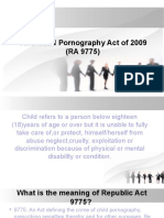 Anti-Child Pornography Act of 2009 (RA 9775)