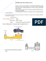 UNIT PRESSURE MEASUREMENT HYDRAULIC JACK