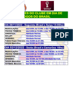 Horarios Das Atividades Copa 2022 Jogos Do Brasil-1