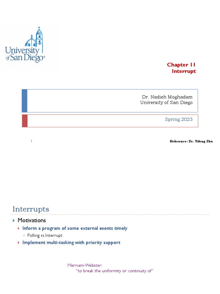 Understanding Interrupts in Microcontrollers | PDF | System Software ...