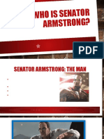 Who Is Senator Armstrong?: Andwhyheisoneofthebestv Illains of The 2010'S