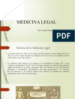 Medicina Legal: Msc. Lineth Tatiana Fernández