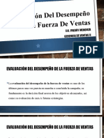 Evaluación Del Desempeño de La Fuerza de Ventas