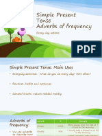 Simple Present Tense Guide: Everyday Actions and Adverbs of Frequency