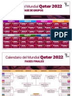 Mundial Qatar 2022 Calendario