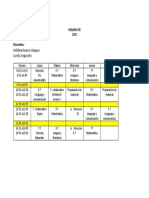 Horario Pie