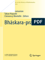 Bhāskara-Prabhā: K. Ramasubramanian Takao Hayashi Clemency Montelle Editors
