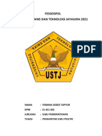 Fessospol Universitas Sains Dan Teknologi Jayaiura 2021