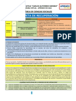 Carpeta de Recuperación: Área de Ciencias Sociales