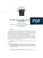 El Suicidio: Grupos de Alto Riesgo y Grupos Vulnerables: Dolors López Alarcón